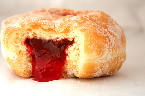 raspberry donut
